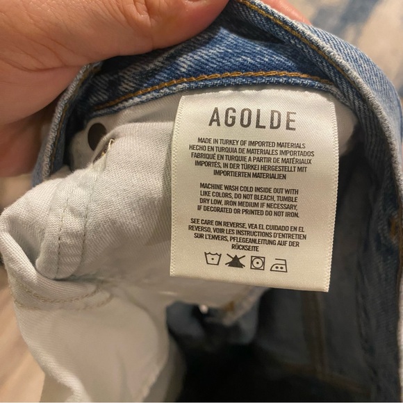 Agolde Riley Crop high Rise - Picture 10 of 11